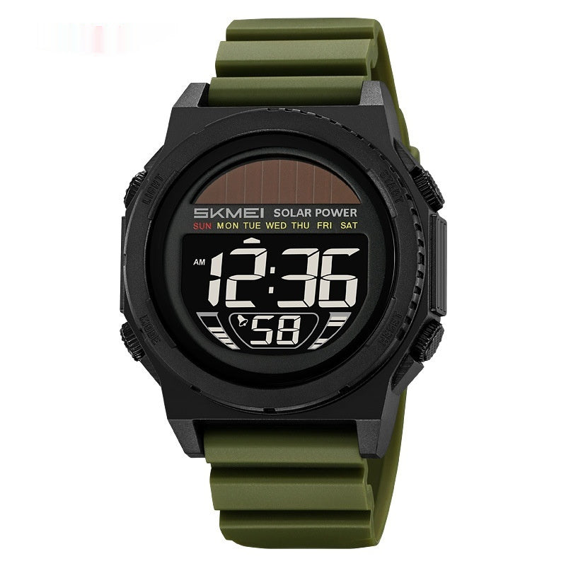 Fashion Solar Multifunctional Waterproof Watch