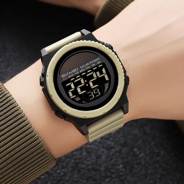 Fashion Solar Multifunctional Waterproof Watch